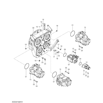 4635645 零件方案泵；活塞