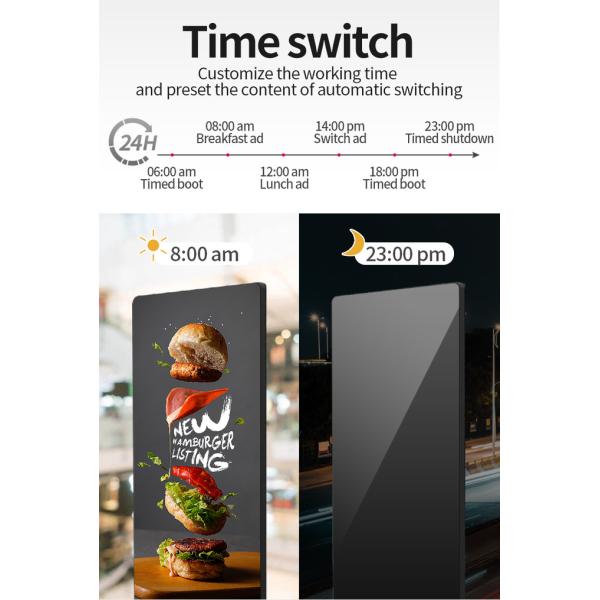 49inch Fitness Exercise Mirror Screen Virtual Trainer 49 Lcd Android With Body Composition Analysis