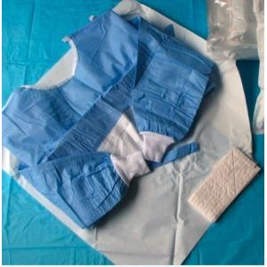 Quality Light Weight Doctors Surgical Gown Flexible Contoured Styling Degradabl for sale
