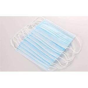 Waterproof Foldable Face Mask , Anti Allergic 3 Ply Non Woven Face Mask