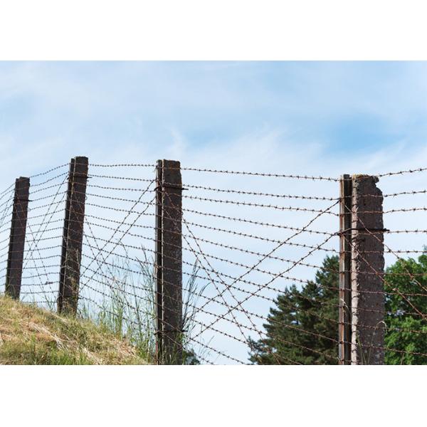 Buy Rust Resistance Double Strand Traditional Twist Electro Barbed Wire Coils at wholesale prices