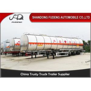 Aluminum Alloy 38000L Gasoline Fuel Tanker Semi Trailer 10000 Gallon