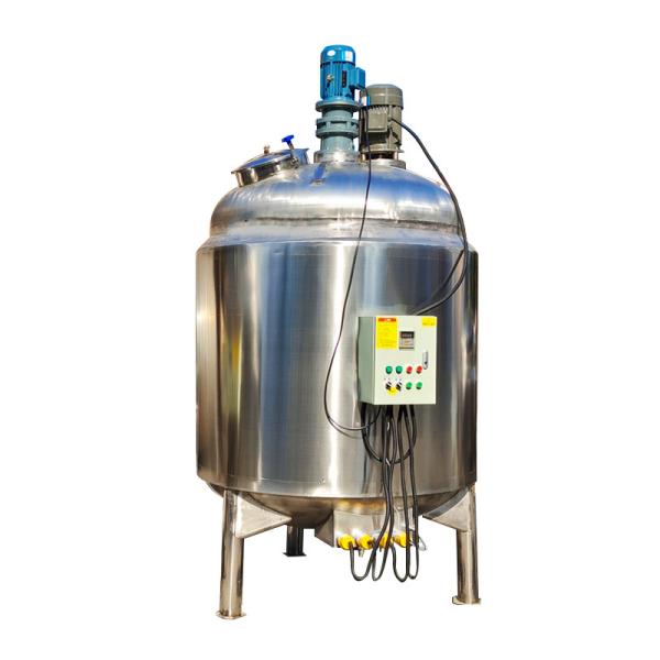 Soap Emulsifying Homogenizer Shampoo Stainless Steel Mixing Tank With Agitator