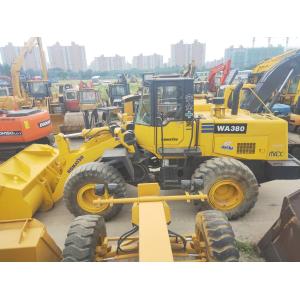 High Efficiency Construction Loader Komatsu Wa380, Used Japan Brand Front Loader