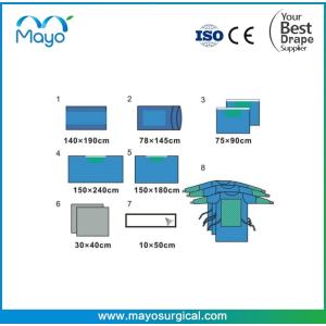 OR Drape Disposable Sterile Universal Surgical Pack With Gown