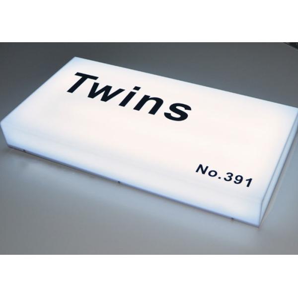 Battery Powered Slim Alphabet Light Box , Edgelight Illuminated Acrylic Light