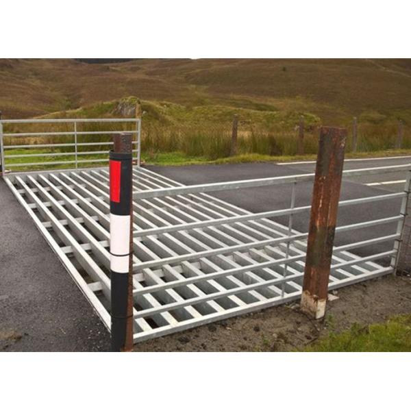 Buy Steel Livestock Handling Equipment Cattle Guard Grid 4m X 2.2m / 3m X 2.2m at wholesale prices
