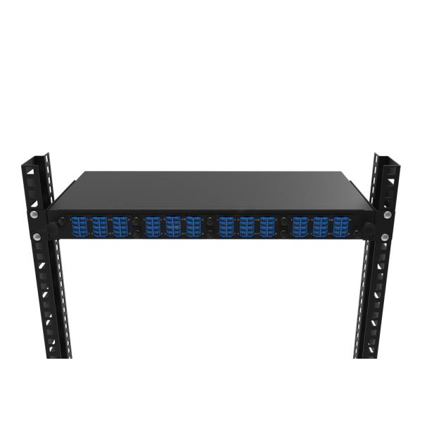 Rongbang RBTX-MP4PP02 1U 19" 4 Slots HD Modular Sliding Panel 48 SC 96 LC Interface for Data Center Enterprise Network
