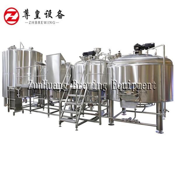 Buy Stainless Steel Silver Color Commercial Microbrewery Equipment 500L 1000L 1500L at wholesale prices