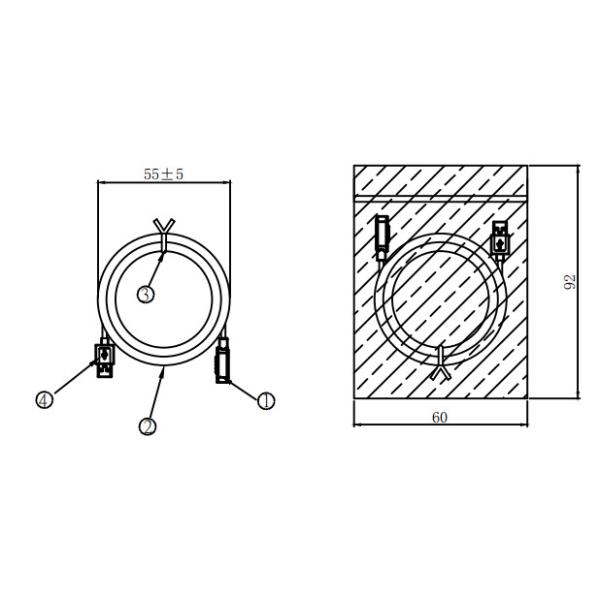 5 Pin Magnetic Cable Connector 2.54mm Pitch Spring Loaded Wire Connectors Customized
