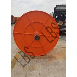 Stainless Steel Yellow LBS Grooved Drum With Shaft Diameter 800mm