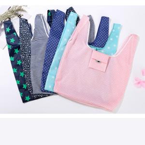 Easy Carry Small Foldable Pocket Reusable Grocery Tote Bags Waterproof