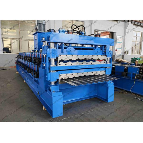 Buy 10kw PPGI Metal Roofing Sheet Machine 1000mm 1250mm Curving at wholesale prices
