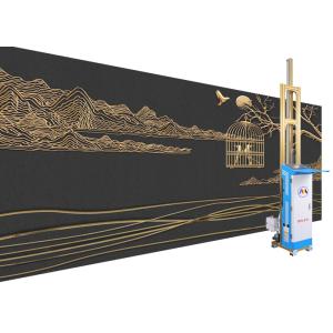 720x2880Dpi Vertical Wall Printing Machine High Resolution For Brick Wall