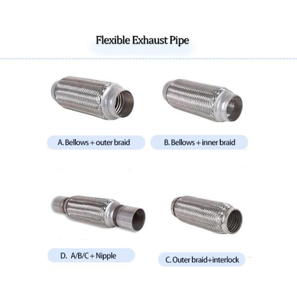 SS409 76mm X 203mm Flexible Exhaust Bellows