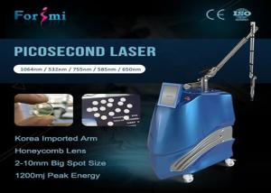Quality Hot saled 600ps 1500mj picolaser effectivefor birthmark removal tattoo removal freckles removal for sale