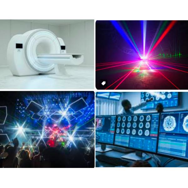 Ce:LuAG Scintillation Crystal Cerium Doped Lutetium Aluminium High Density Fast Decay Time PET