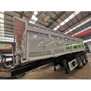Dual Line Braking System 60m3 Tipper Trailer 45m3 50T Dump Trailer 30m3 Tipping