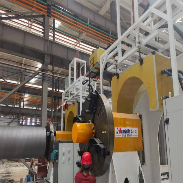 Steel Pipe External 3lpe Internal FBE Anti-Corrosion Coating Machine for Oil & Gas Steel Pipes