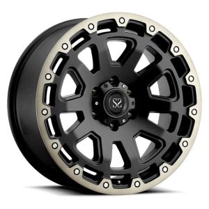 20 22 24 Inch Forged Off Road Wheels PCD 5 X 127 6 X 139.7 5 X 150 6 X135 Black
