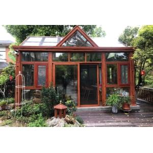 China 1.2mm Soundproof EPDM Sealing Aluminium Frame Glass House on sale