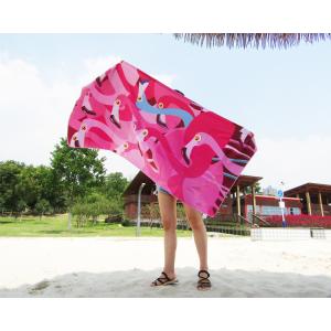 High Absorbency Printed Large Beach Towel With Patterns Custom Quick Dry