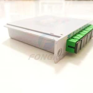 Insert Type Fiber Optic Divider with Adapter SC/APC 1*8 fiber optical Insertion