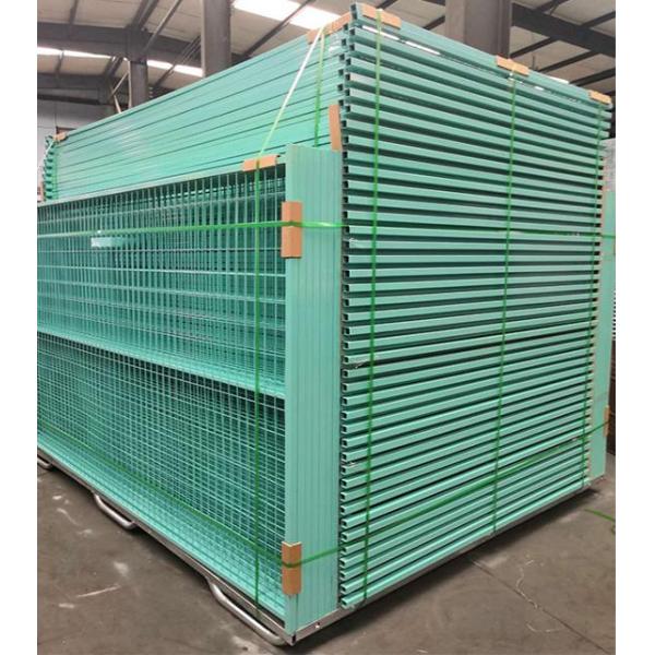 Powder Coated Portable Fence Panels Green Color For Garden