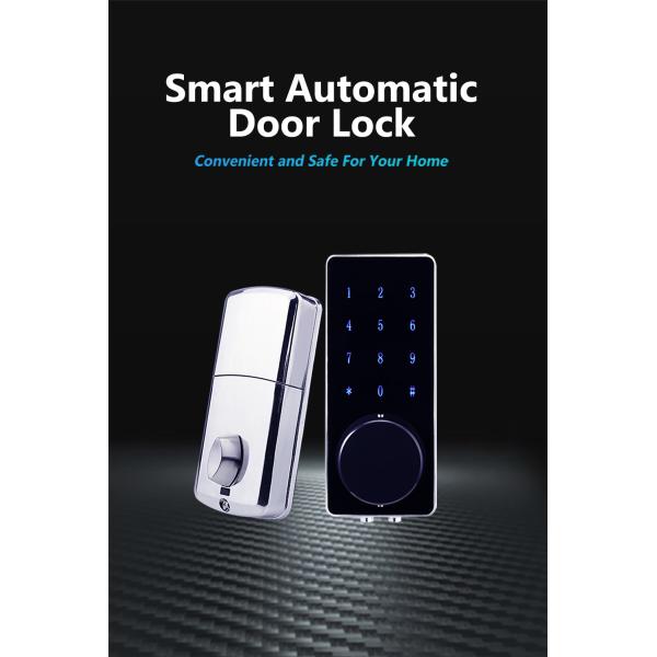 Black Deadbolt Code Door Lock Airbnb WiFi Bluetooth APP Manage System