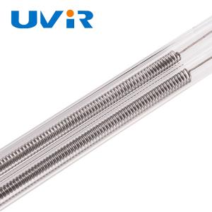 4000W Twin Tube Medium Wave Infrared Lamp White Coating 400V