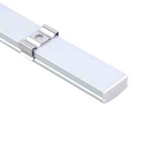 Indoor Lighting Surface Aluminum Led Profile Milky White Diffuser