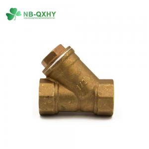 Quality High Pressure Brass Valve Filter Y Strainer Check Valve for Water Supply PN1.0-32.0MPa for sale