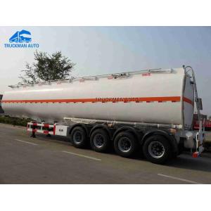54m3 4 Axles 54000 Liter Oil Tanker Trailer With 6 Comdepartment