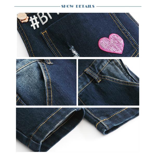 Trendy Suspender Trousers Jeans Bib Pants Long Section For Student Girls