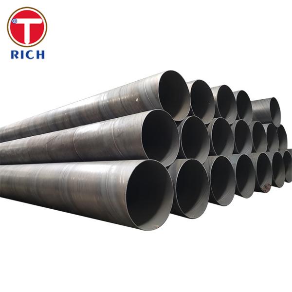 ASTM A1005 Gr.50 Black Plain End Helical Seam Welded Steel Tube For Fluid Transport