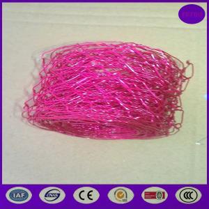 Decorative chicken wire mesh anti-corrosion vinyl coated 48" x 150' with good