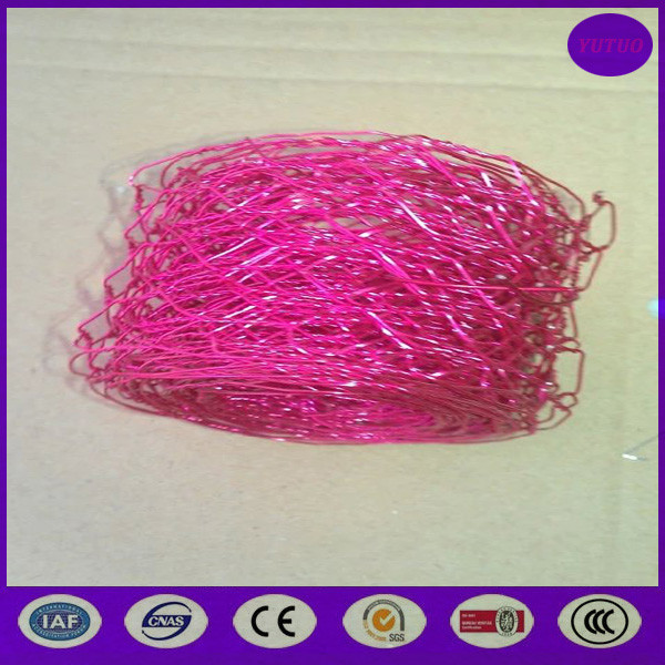 Decorative chicken wire mesh anti-corrosion vinyl coated 48" x 150' with good