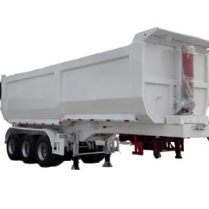 CIMC Tipper Dump Semi Trailer with Standard 28Ton Landing Gear and Durable Steel