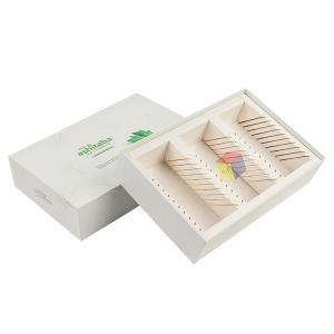 Rectangle Cardboard Tea Bag Gift Box High Capacity With Paper Insert