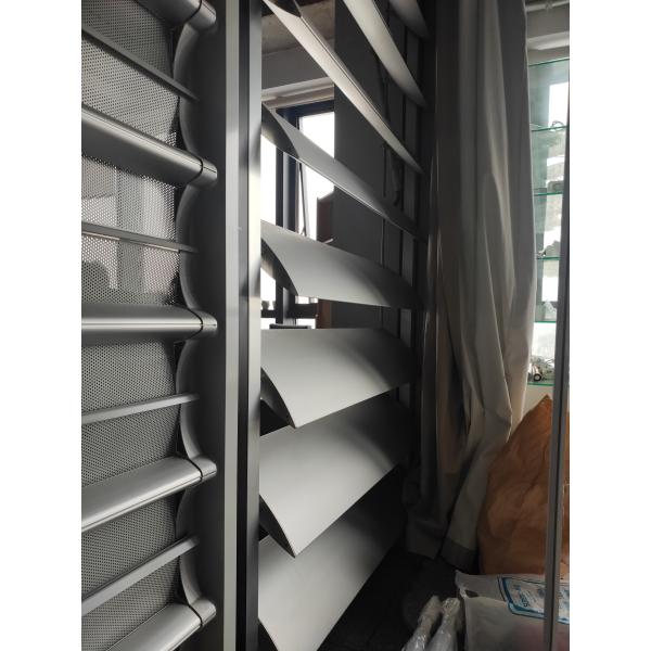 Aluminum Alloy Skylight Louver System Thickness 1.0~3.0mm Air Ventilation