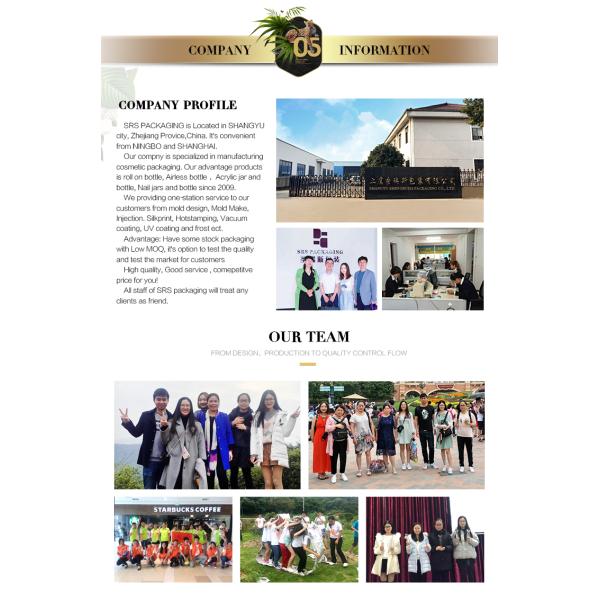 Transparent Plastic AS Empty Cosmetic Packaging Lotion Pump 30ml Airless Bottle