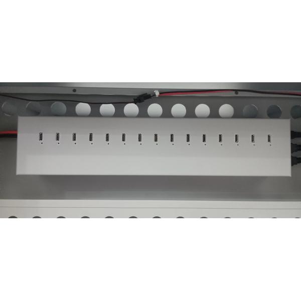 AC Charging DC Charging And USB Type-A Type-C Vault Storage IPad Charging Cabinet With Wheels