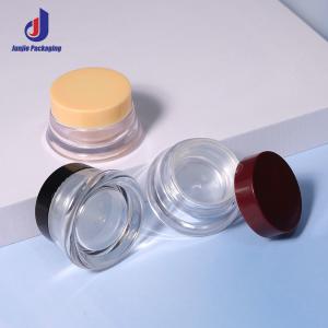 50G Empty Glass Lotion Jar for Cosmetics PS Material Custom Refillable Cream Jar