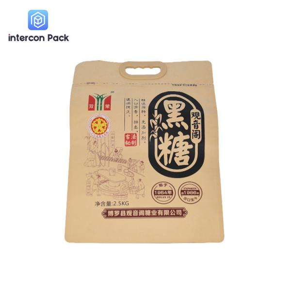 Resealable Paper Plastic Composite Bag Hot Pressing For Potato Chips Crisp