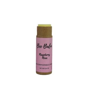 Eco-friendly custom-made empty 0.3 oz lip balm paper tube packaging