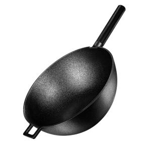 Swiss Non Stick Aluminium Wok 32cm High Durability PFOA Free Frying Pan