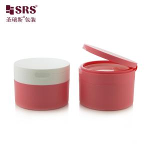 SRS1 120g 150g Double Wall Luxury Wholesale Plastic Jar With Spoon Magnet
