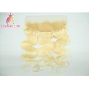 Quality Raw Virgin Hair 613 Blonde Hair Weave Lace Frontal Body Wave 13*4 Hair Frontal for sale
