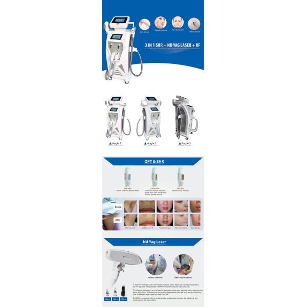 Opt Nd Yag Laser RF Beauty Parlour Products Hair Removal