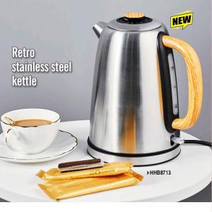 Stainless Steel Electric Kettle for Hotel Portable Water Kettle 1.6-2.0L